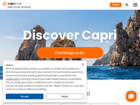 'capri.com' screenshot