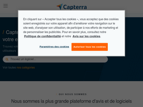'capterra.fr' screenshot