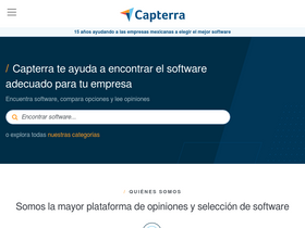 'capterra.mx' screenshot