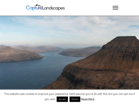 'capturelandscapes.com' screenshot