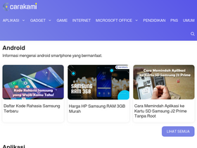 'carakami.com' screenshot