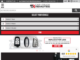 'carandtruckremotes.com' screenshot