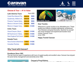 'caravan.com' screenshot