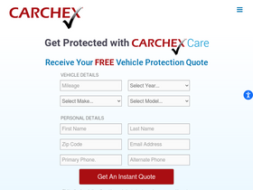 'carchex.com' screenshot