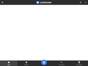 'cardcluster.com' screenshot