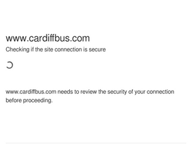 'cardiffbus.com' screenshot