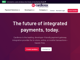 'cardknox.com' screenshot