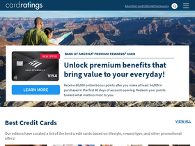 'cardratings.com' screenshot