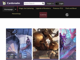 'cardsrealm.com' screenshot