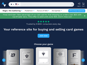 'cardtrader.com' screenshot