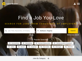 'careerbeacon.com' screenshot