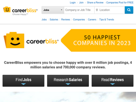 'careerbliss.com' screenshot