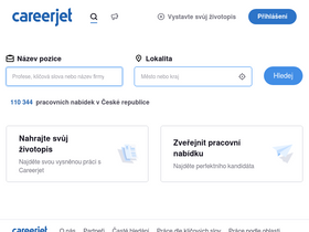 'careerjet.cz' screenshot