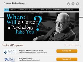 'careersinpsychology.org' screenshot