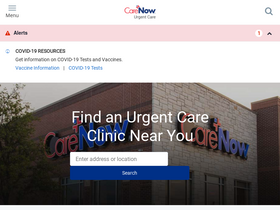 'carenow.com' screenshot