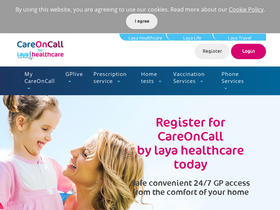 'careoncall.ie' screenshot