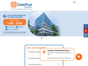 'careplusvn.com' screenshot