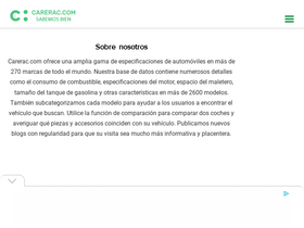 'carerac.com' screenshot