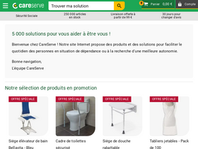 'careserve.fr' screenshot