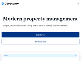 'caretaker.com' screenshot