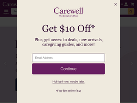 'carewell.com' screenshot