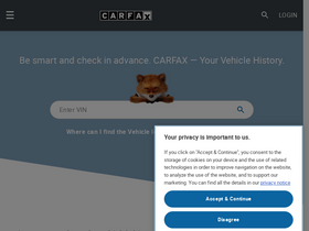 'carfax.eu' screenshot