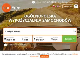 'carfree.pl' screenshot