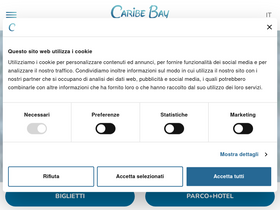 'caribebay.it' screenshot