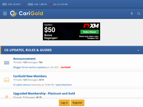 'carigold.com' screenshot