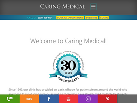 'caringmedical.com' screenshot