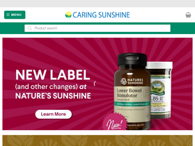 'caringsunshine.com' screenshot