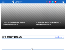 'carisinyal.com' screenshot