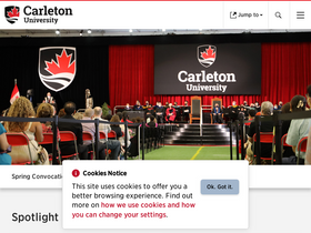'carleton.ca' screenshot