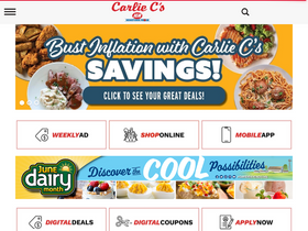 'carliecs.com' screenshot