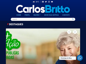 'carlosbritto.com' screenshot