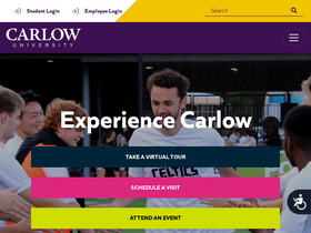 'carlow.edu' screenshot