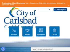 'carlsbadca.gov' screenshot