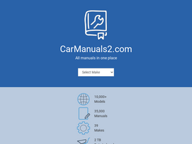 'carmanuals2.com' screenshot