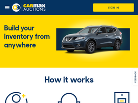 'carmaxauctions.com' screenshot