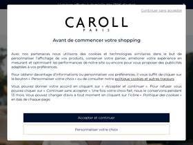 'caroll.com' screenshot