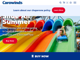 'carowinds.com' screenshot
