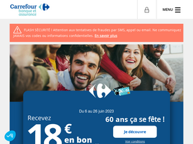 'carrefour-banque.fr' screenshot