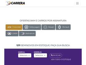 'carrera.com.br' screenshot