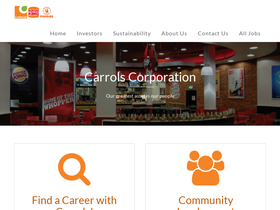 'carrols.com' screenshot