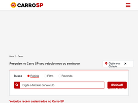 'carrosp.com.br' screenshot