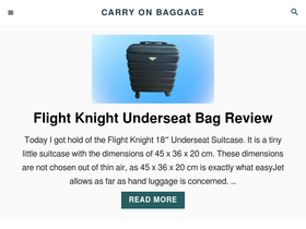 'carry-on-baggage.com' screenshot