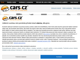 'cars.cz' screenshot