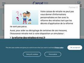 'carsat-pl.fr' screenshot