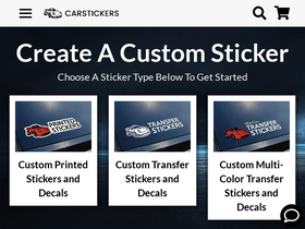 'carstickers.com' screenshot