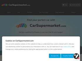 'carsupermarket.com' screenshot